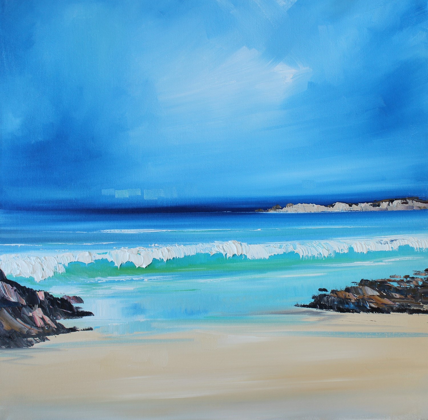 'Where the Sea meets the Shore' by artist Rosanne Barr